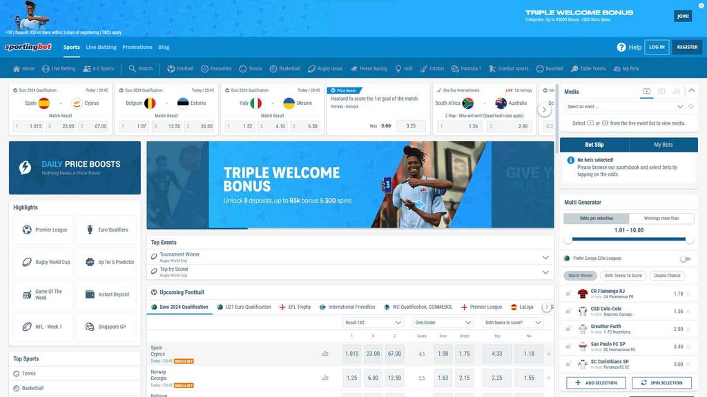 Online Καζίνο Sportingbet - Σύνδεση, Ανταμοιβή 150% έως και 500 C$